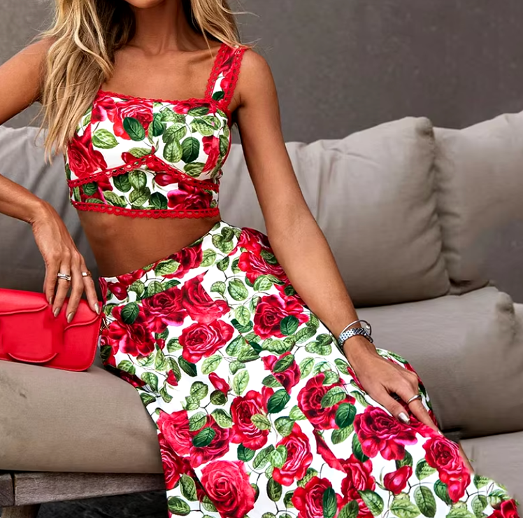 TENERIFE | ABITO CON STAMPA FLOREALE