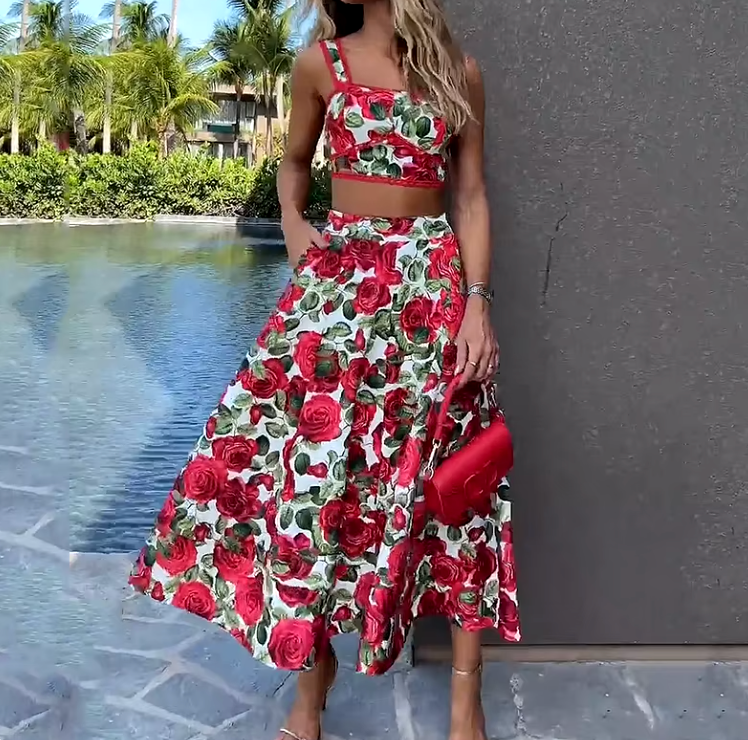 TENERIFE | ABITO CON STAMPA FLOREALE