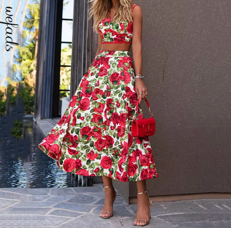 TENERIFE | ABITO CON STAMPA FLOREALE