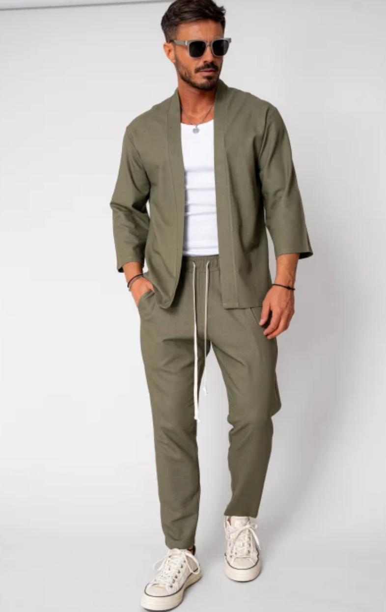 TOKYO NIGHT | Completo Blusa+Pantaloni in Cotone Premium