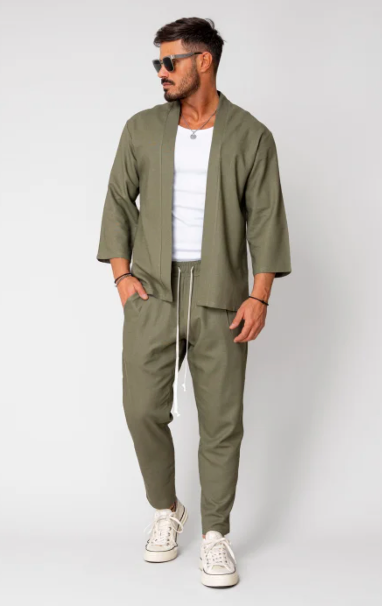 TOKYO NIGHT | Completo Blusa+Pantaloni in Cotone Premium