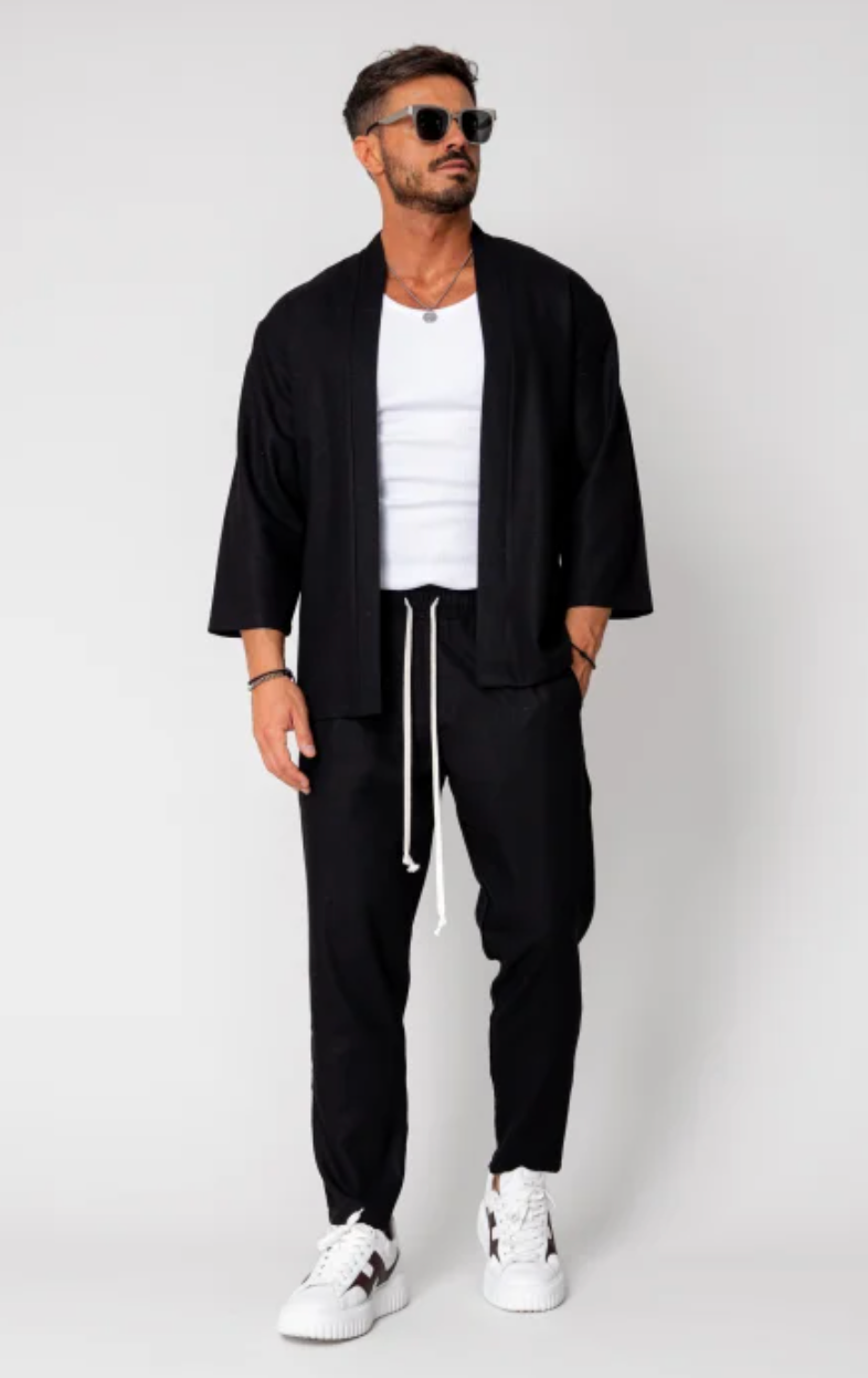 TOKYO NIGHT | Completo Blusa+Pantaloni in Cotone Premium