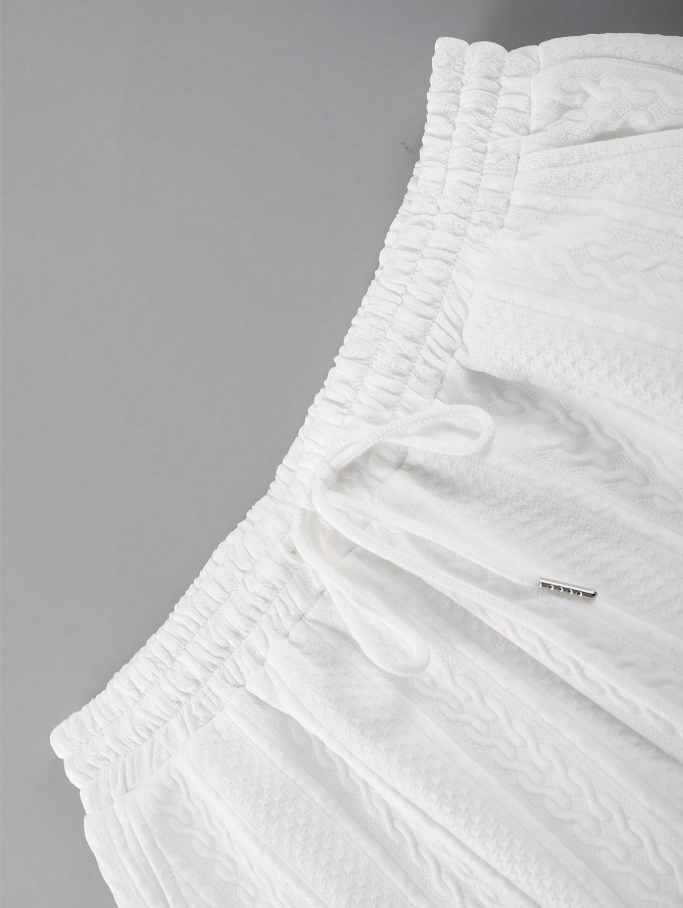 White Texture Set Minimalismo Raffinato e Comfort | Stock Limitato 🆘